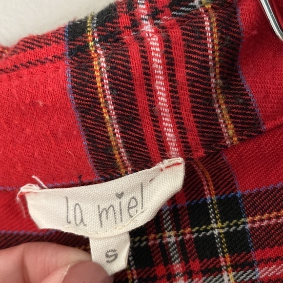 La Miel two tone plaid button down flannel - Picture 9 of 9